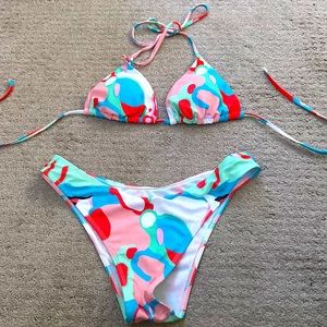 Abstract bikini set size medium